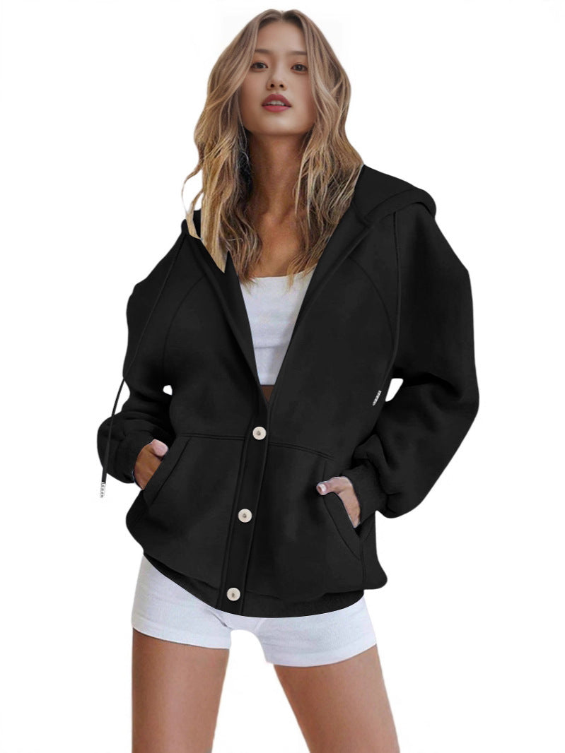 The Everyday Cardigan Sweatshirt, back view