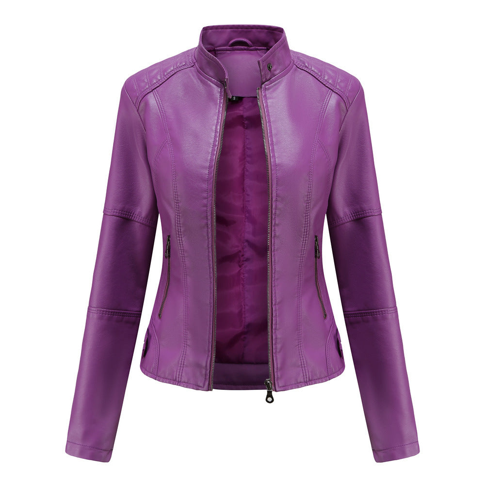 The Soft Leather-Look Jacket, styled look
